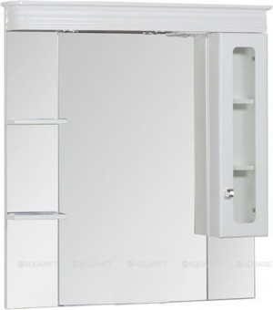 Зеркало-шкаф Aquanet Греция 110 белый 00171544 100*110 см